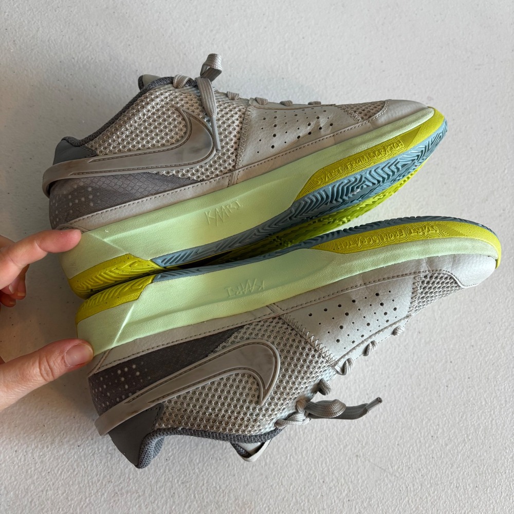 Nike Ja 1 Day One Basketball Shoes Citron Tint Grey DR8785-001 Men 6.5Y Womens 8 - Picture 6 of 9